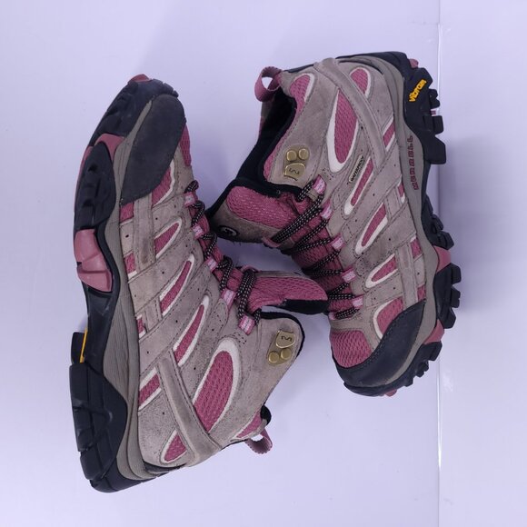 Merrell Moab 2 Mid Waterproof Hiking Boots Women’s 7 Vibram Trail Chukka - Picture 10 of 16
